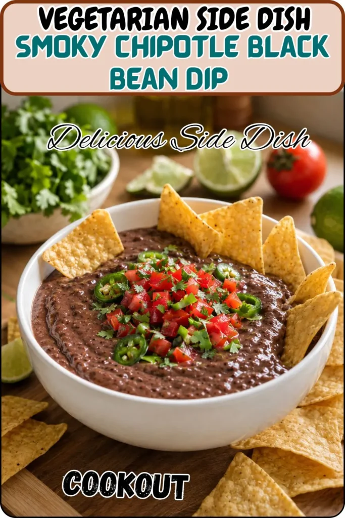 Smoky Chipotle Black Bean Dip