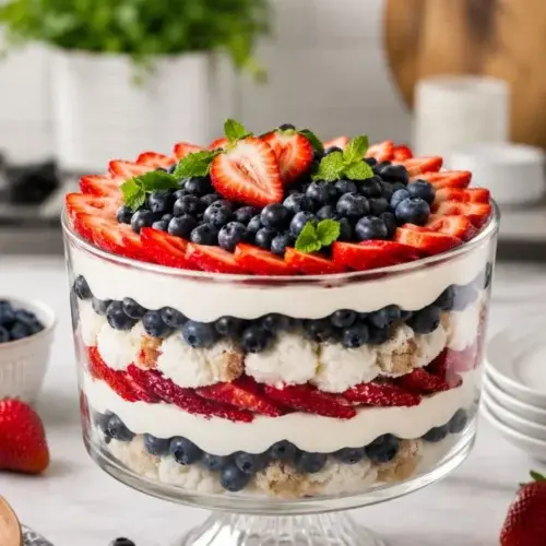 Easy Vegan Strawberry Angel Food Cake Trifle