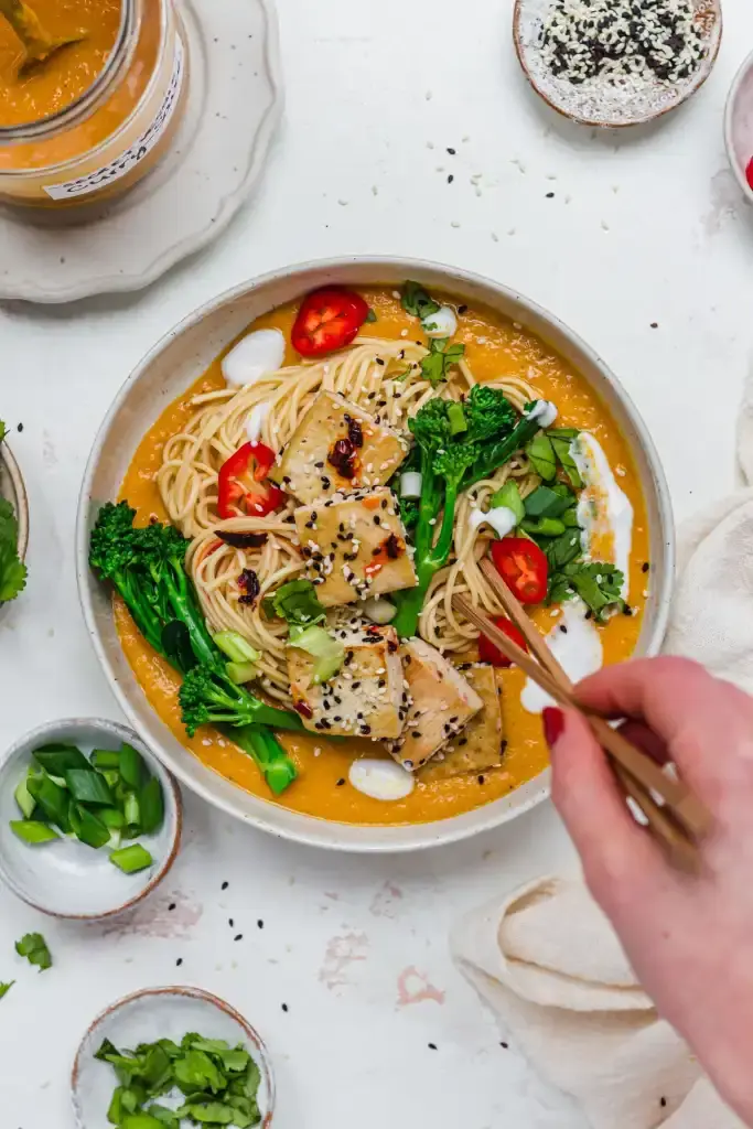 Vegan Coconut Curry Ramen