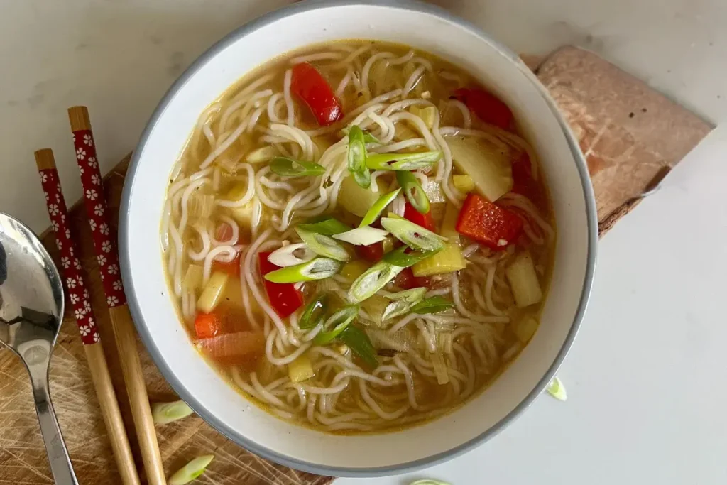 Vegetable Noodle Soup (Bright and Fresh)