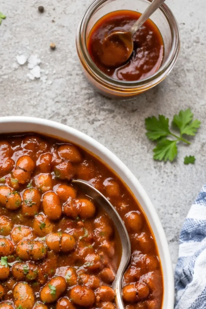 Vegan Baked Beans for a Cookout