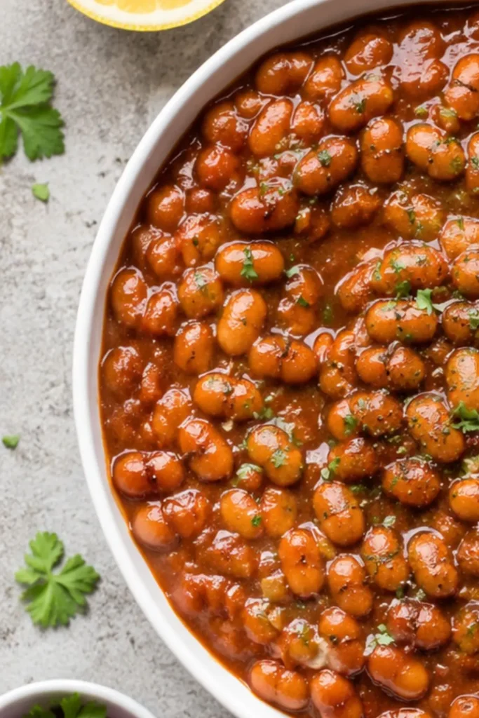 Vegan Baked Beans for a Cookout