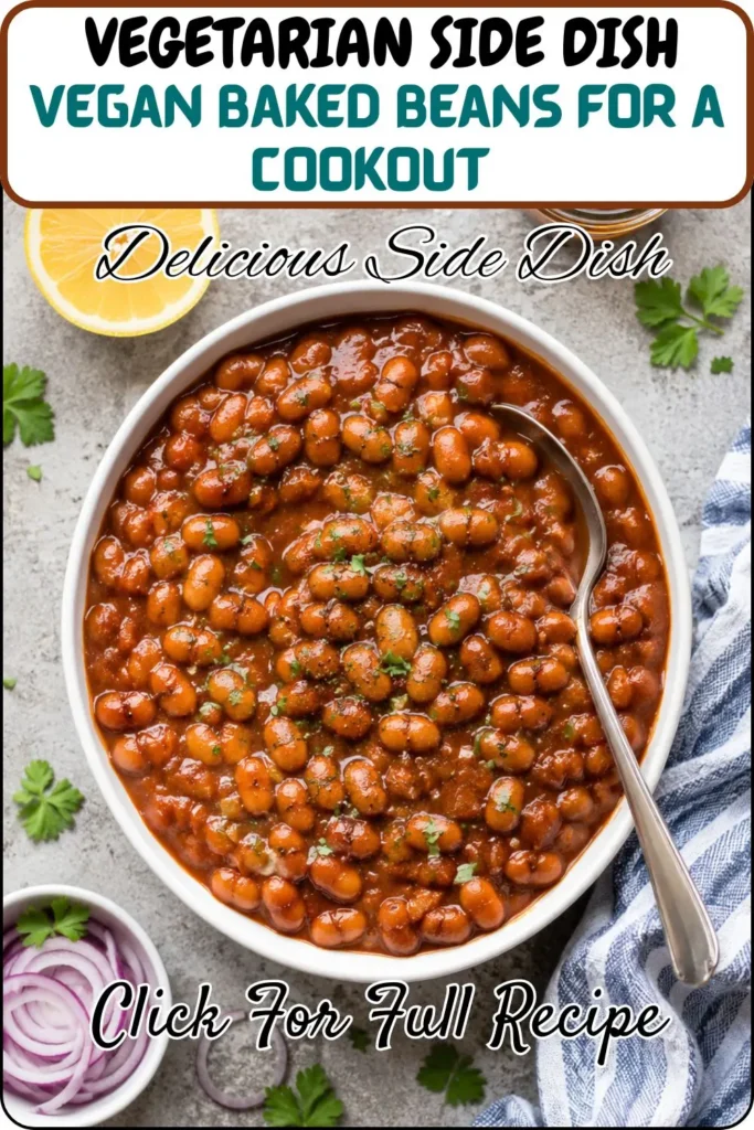Vegan Baked Beans for a Cookout