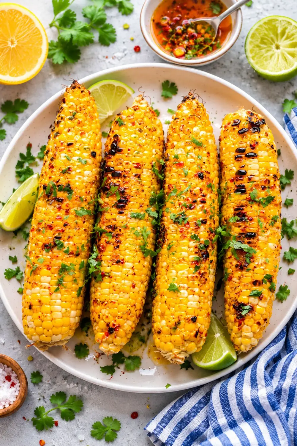 Vegan Grilled Corn on the Cob with Chili Lime Butter