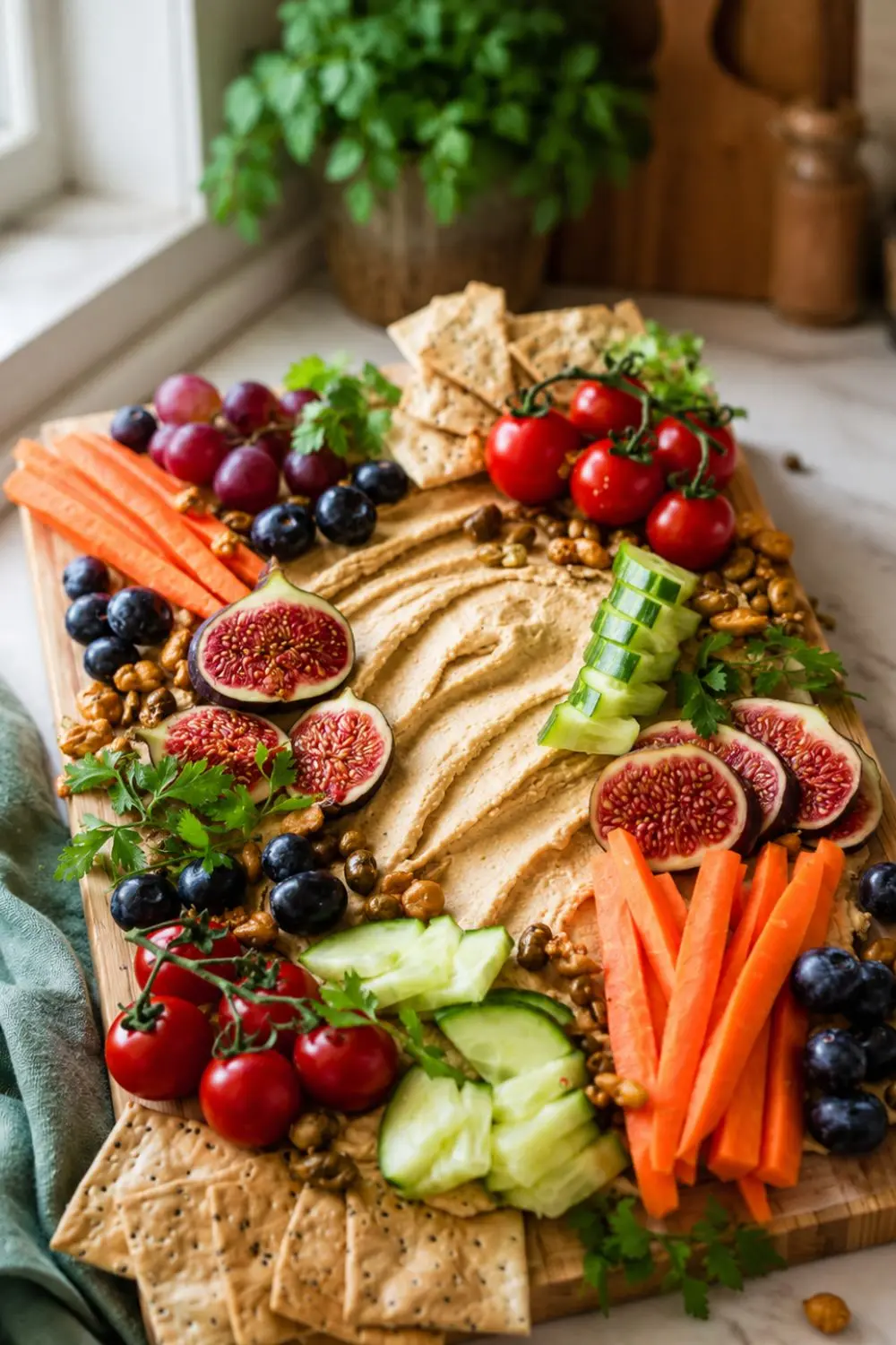Vegan Hummus Platter Ideas