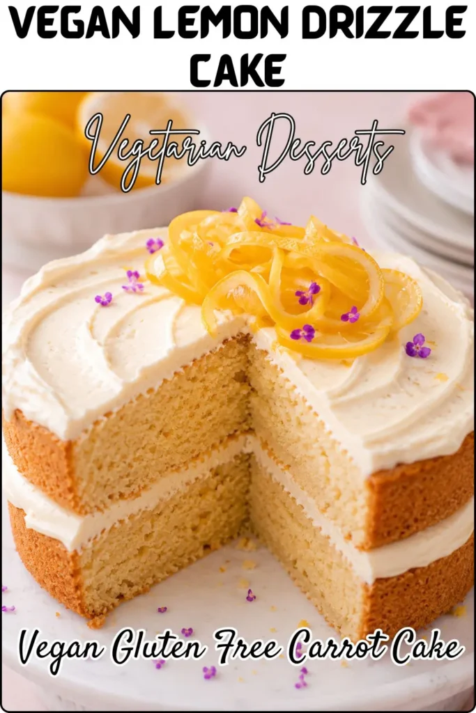 Vegan Lemon Drizzle Cake