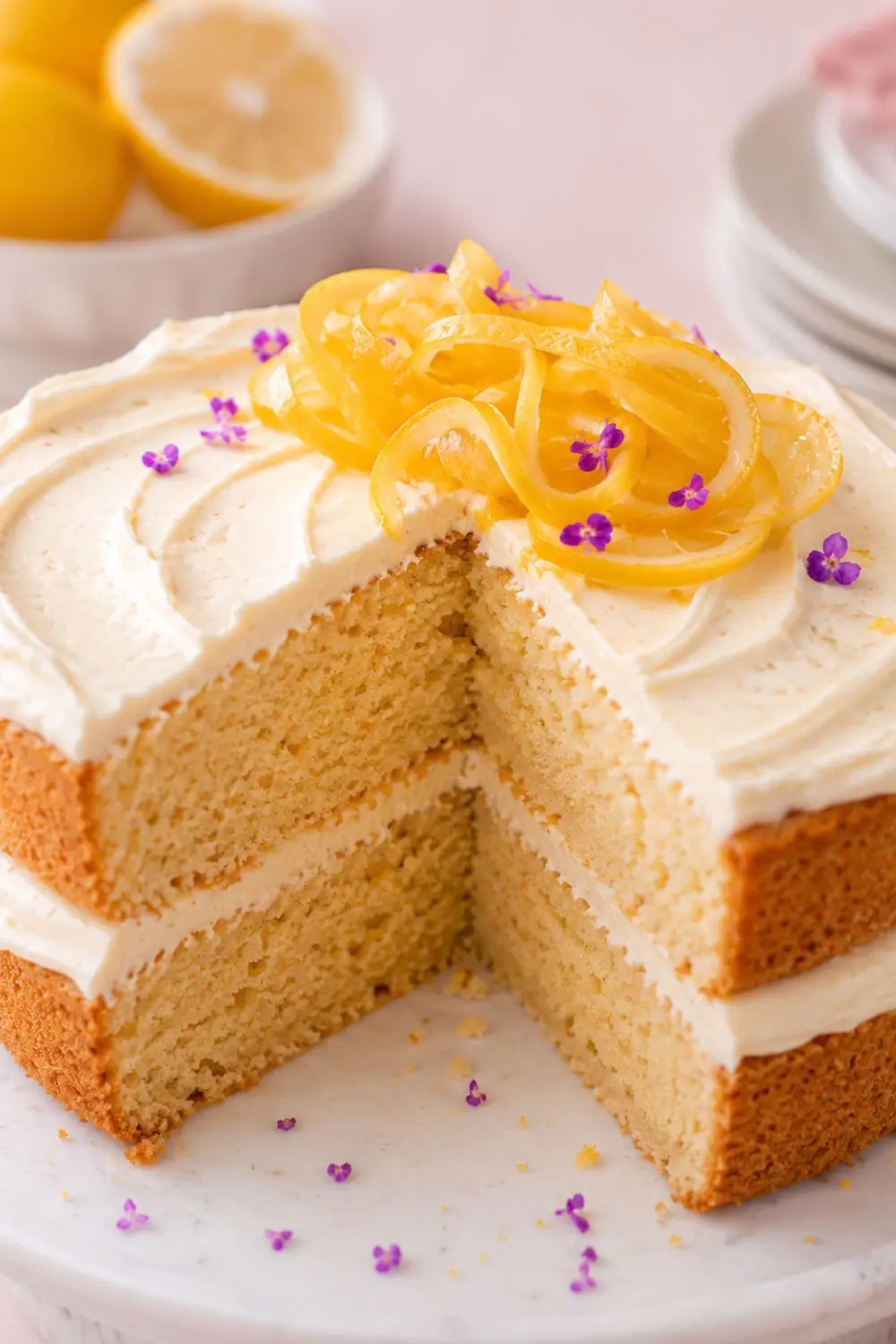 Vegan Lemon Drizzle Cake