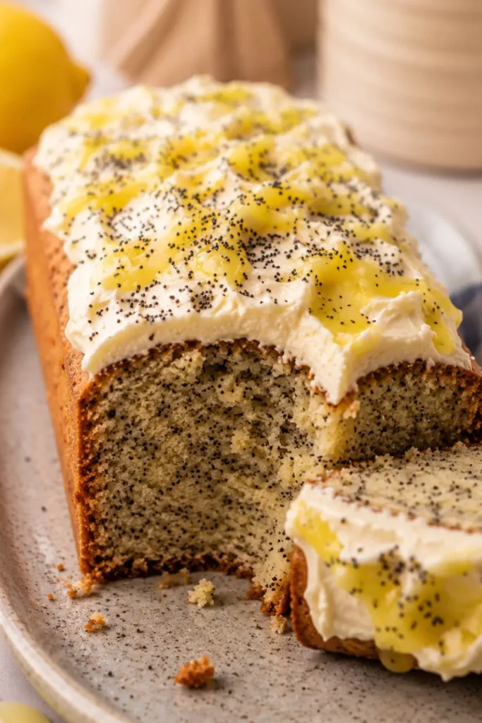 Vegan Lemon Poppy Seed Cake