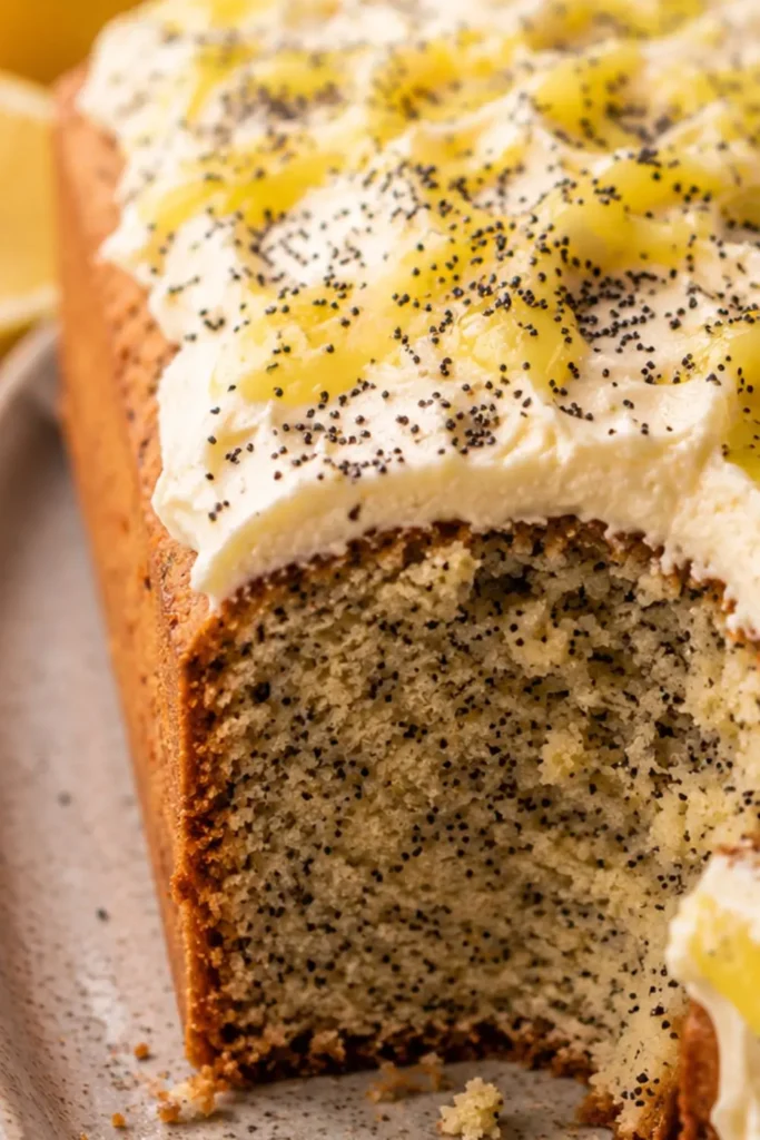 Vegan Lemon Poppy Seed Cake