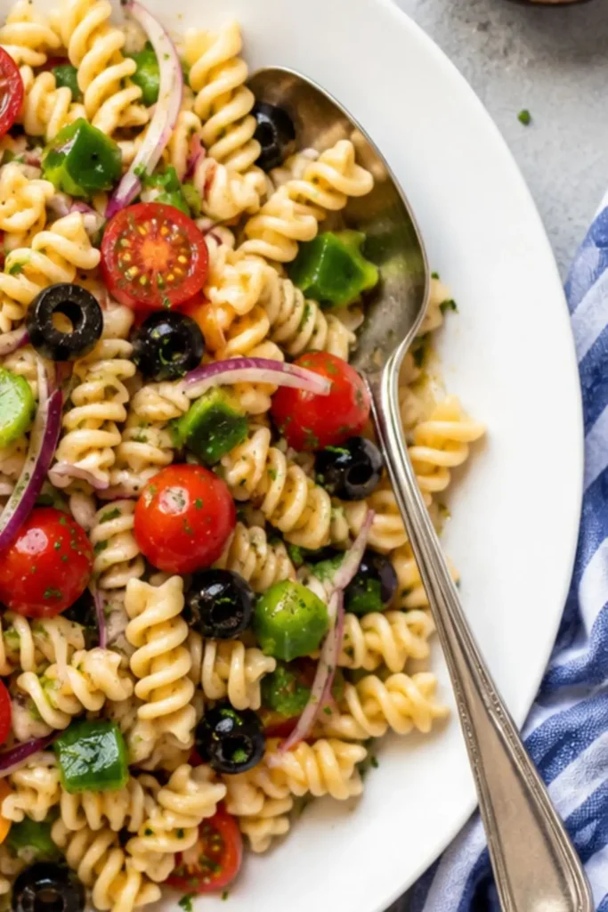 Vegan Pasta Salad for Potlucks