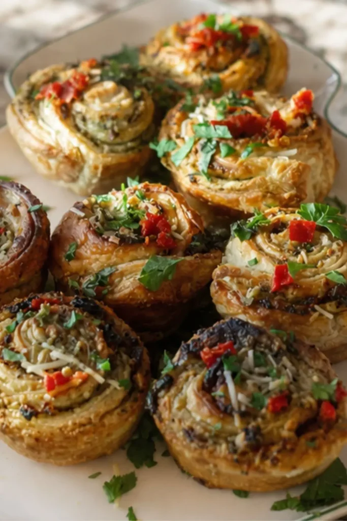 Vegan Pesto Pinwheels