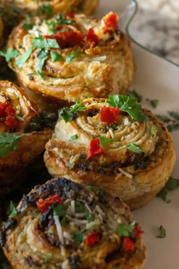 Vegan Pesto Pinwheels