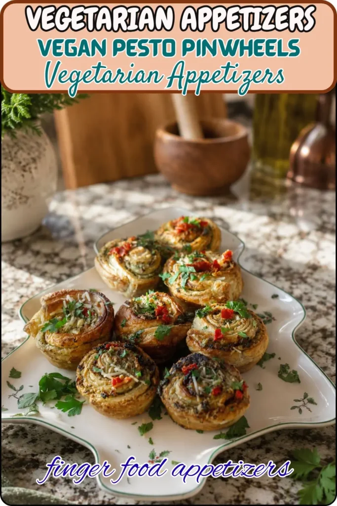 Vegan Pesto Pinwheels