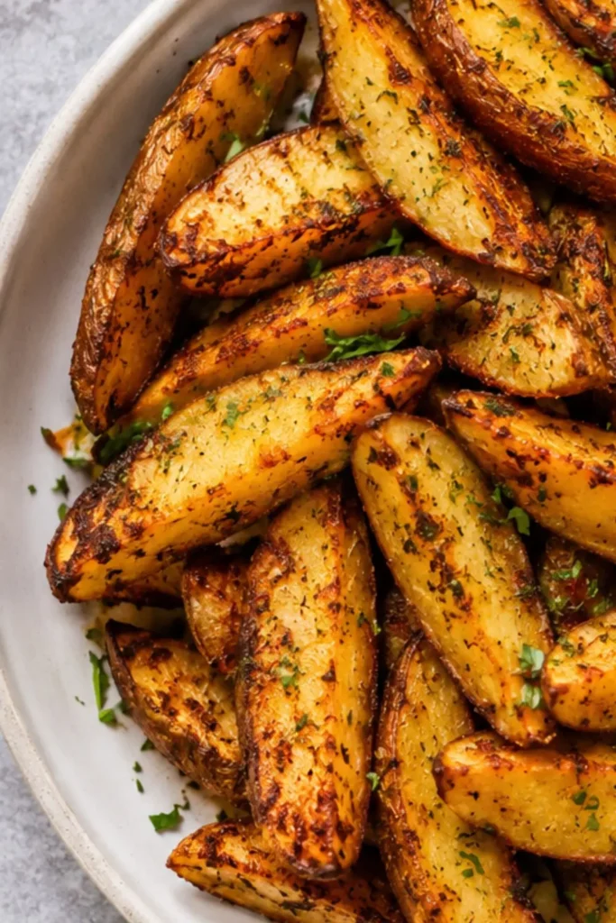 Vegan Potato Wedges Crispy