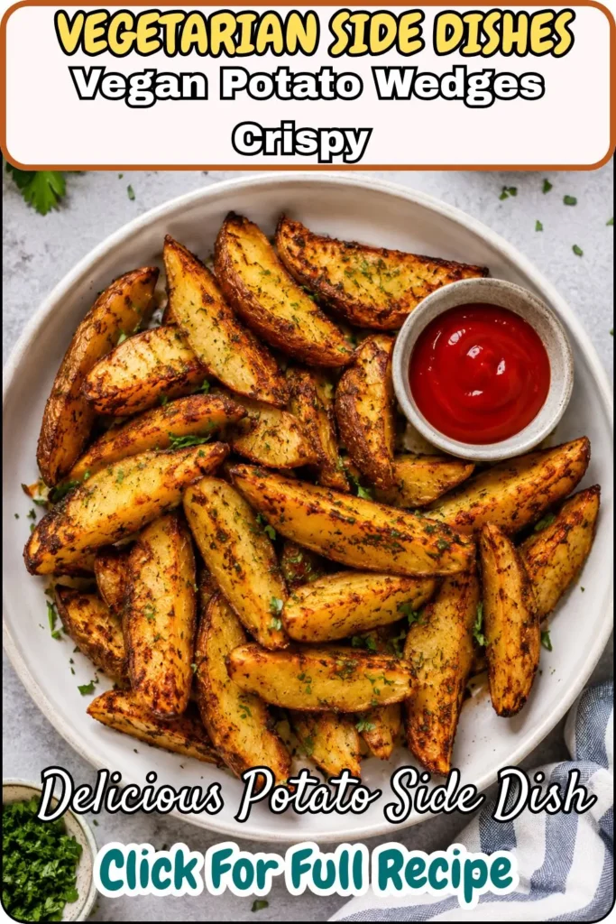 Vegan Potato Wedges Crispy