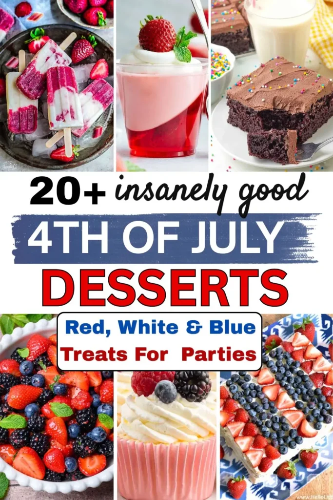 21 Best and Easy 4th of July Dessert