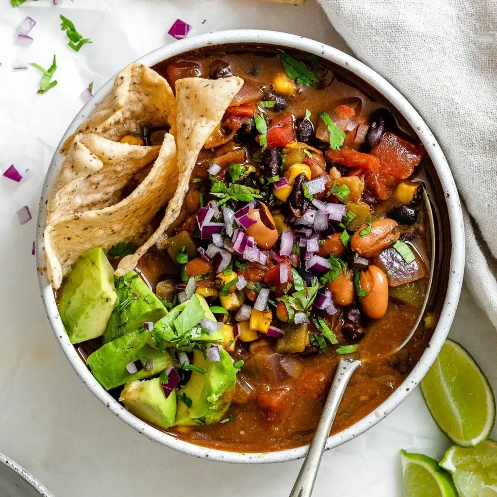 Crockpot Vegan Taco Soup
