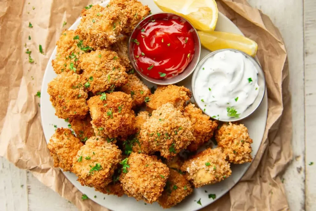 Crispy Baked Tofu Nuggets