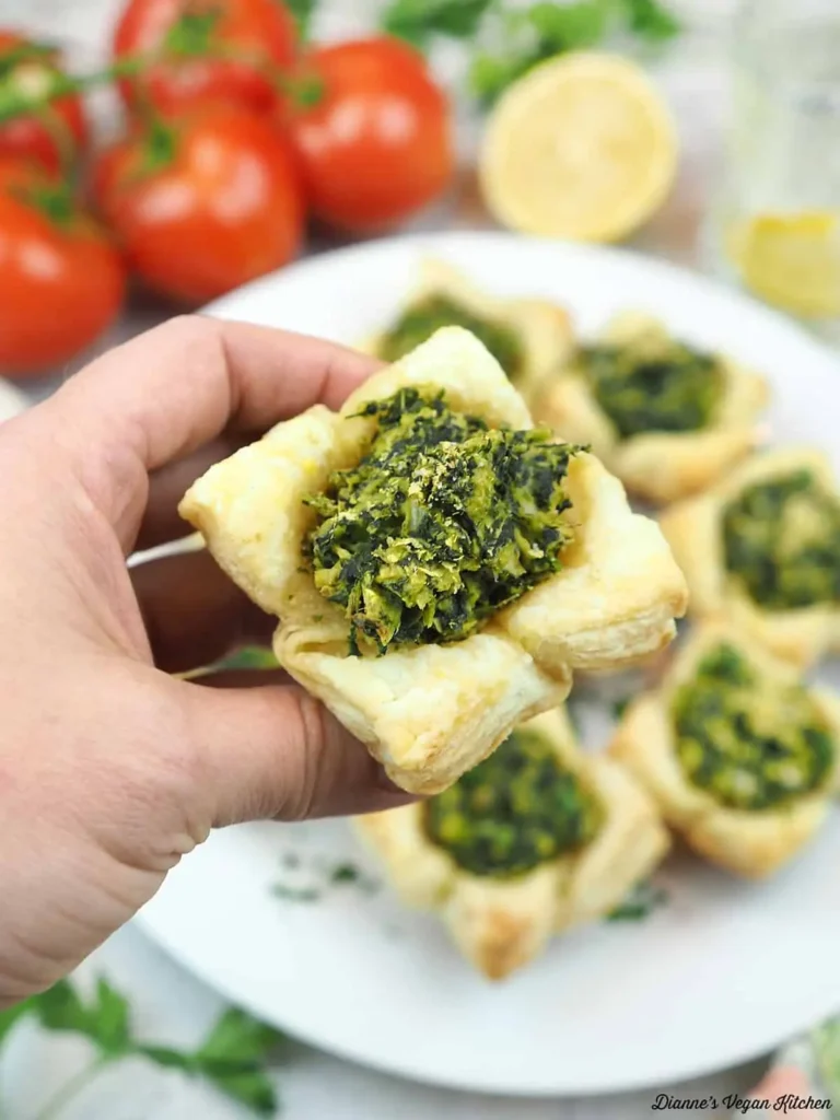 Vegan Spinach Artichoke Bites