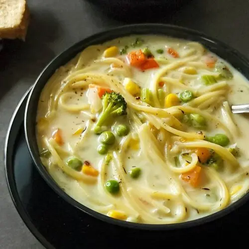 Six Veggie Noodle Soup