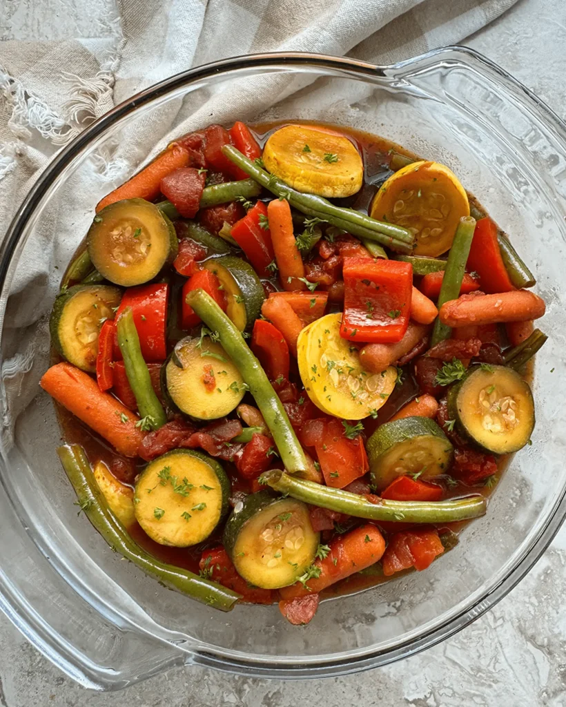 Slow Cooker Summer Vegetable Stew