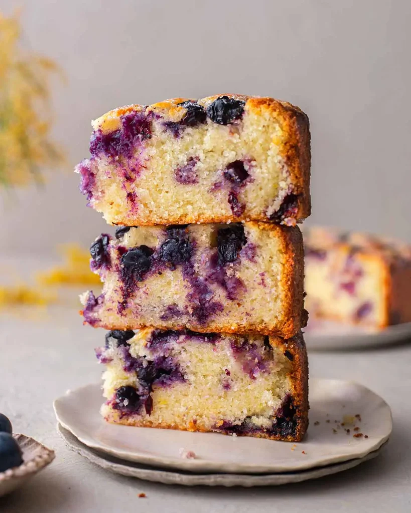 Quick Vegan Lemon Blueberry Mug Cake