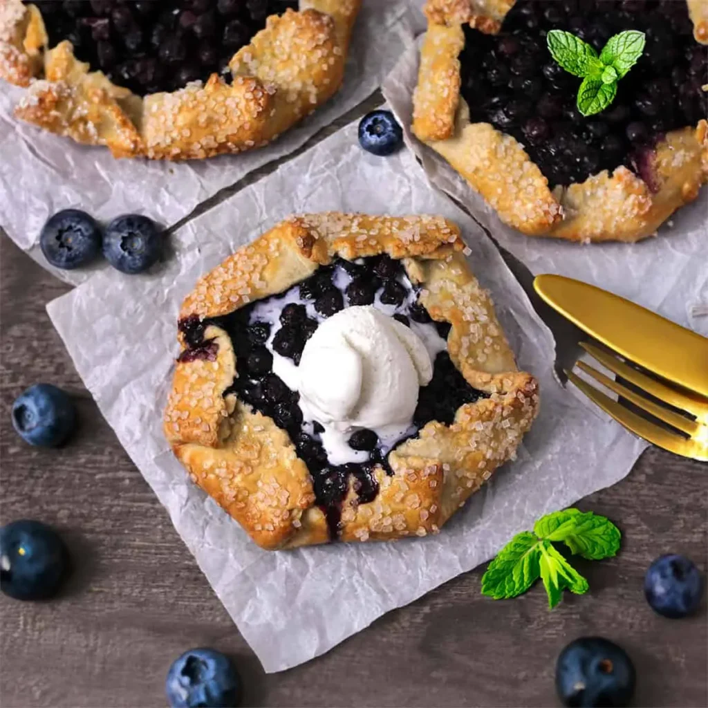 Easy Vegan Patriotic Berry Crostata
