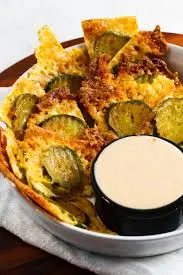 Crispy Baked Pickle Chips