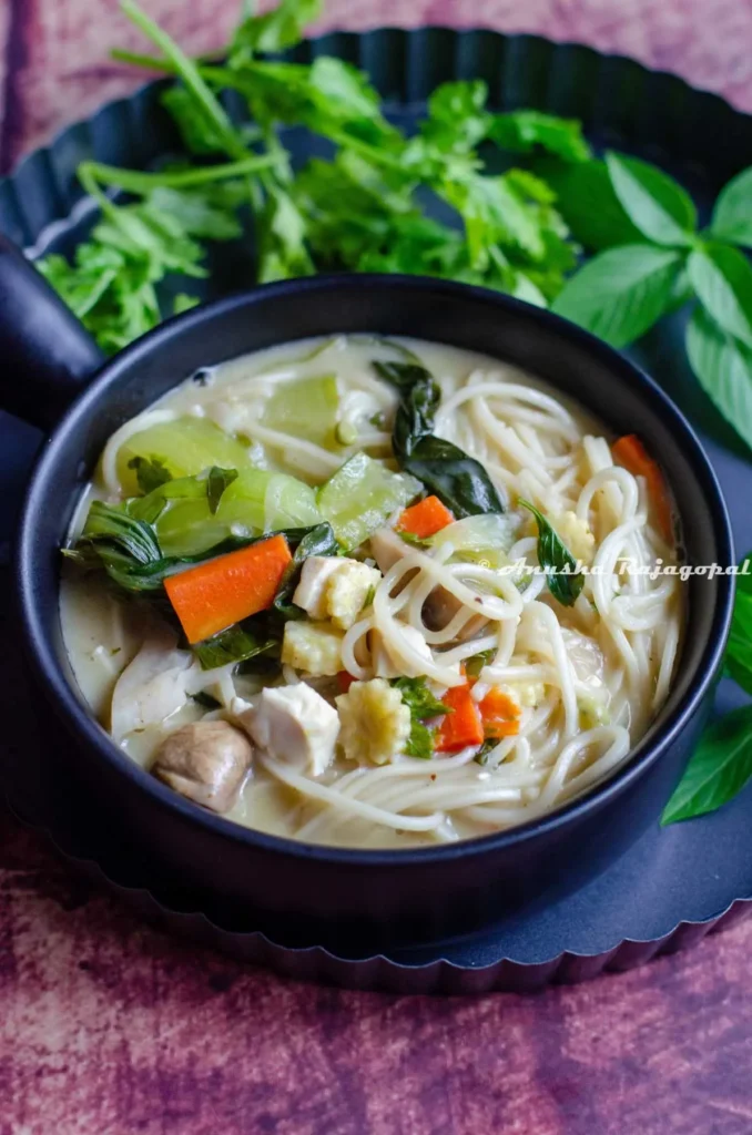 Asian Noodle Soup with Greens