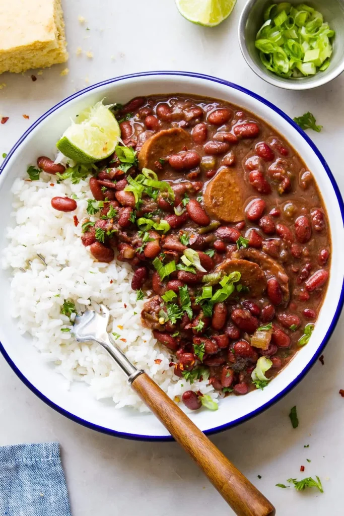 Slow Cooker Cajun Red Beans and Rice