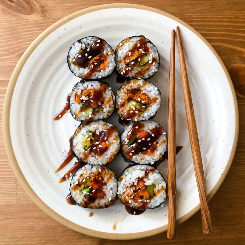 Roasted Sweet Potato Sushi