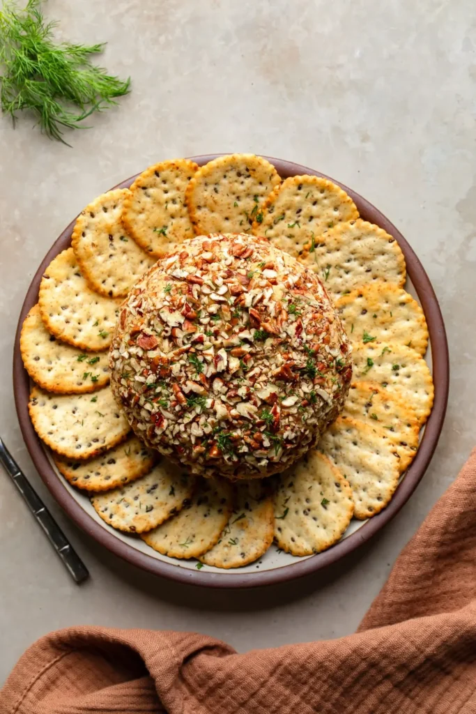 Maple Dijon Vegan Cheeseball