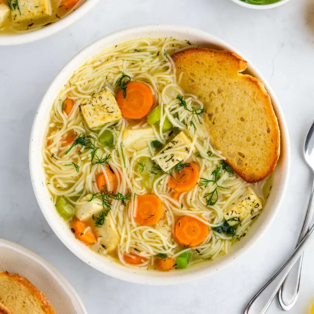 Spicy Vegan Noodle Soup