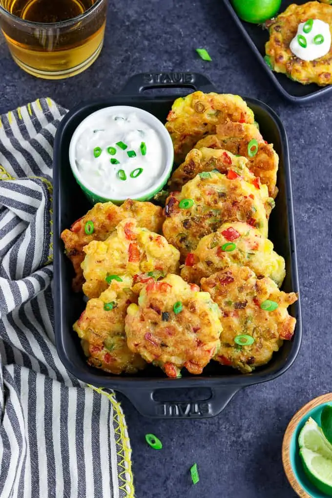 Vegan Corn Fritter Bites