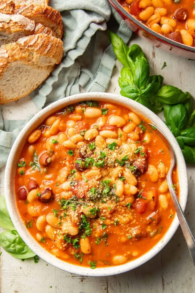 Crockpot Mediterranean White Bean Stew