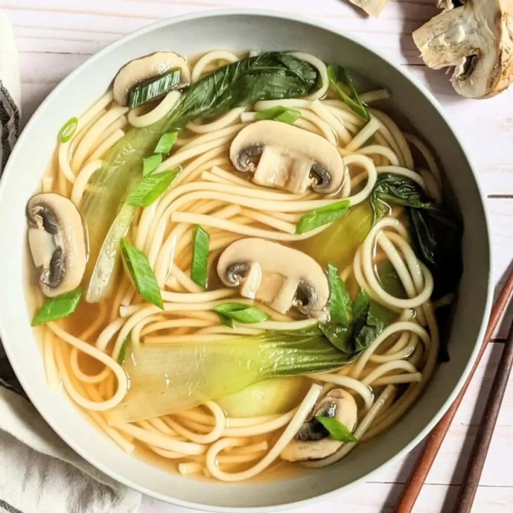 Vegetable Udon Noodle Soup