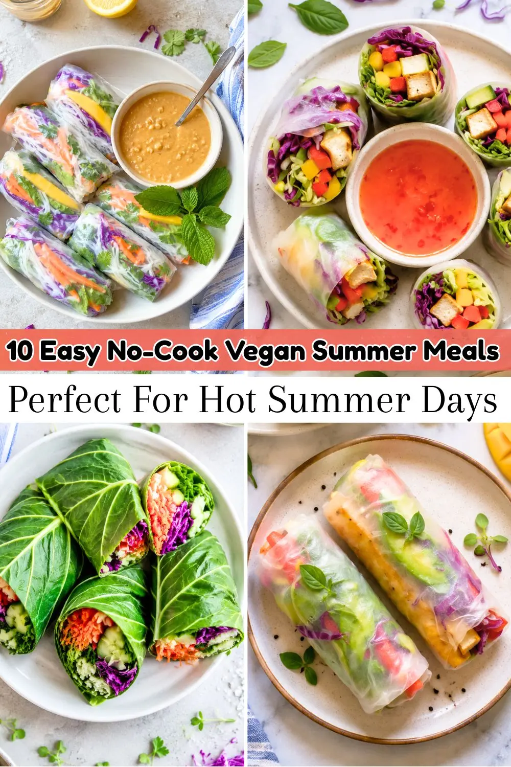 10 Easy No-Cook Vegan Summer Meals Perfect For Hot Days