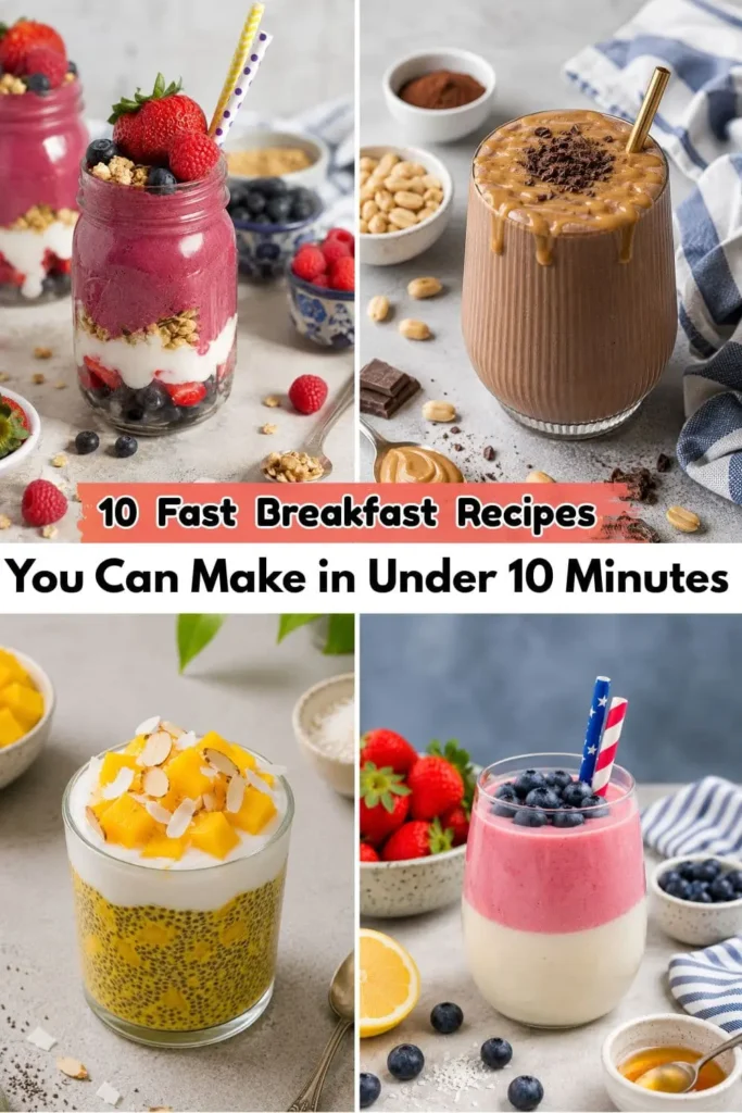 10 Fast & Easy Vegan Breakfast Recipes