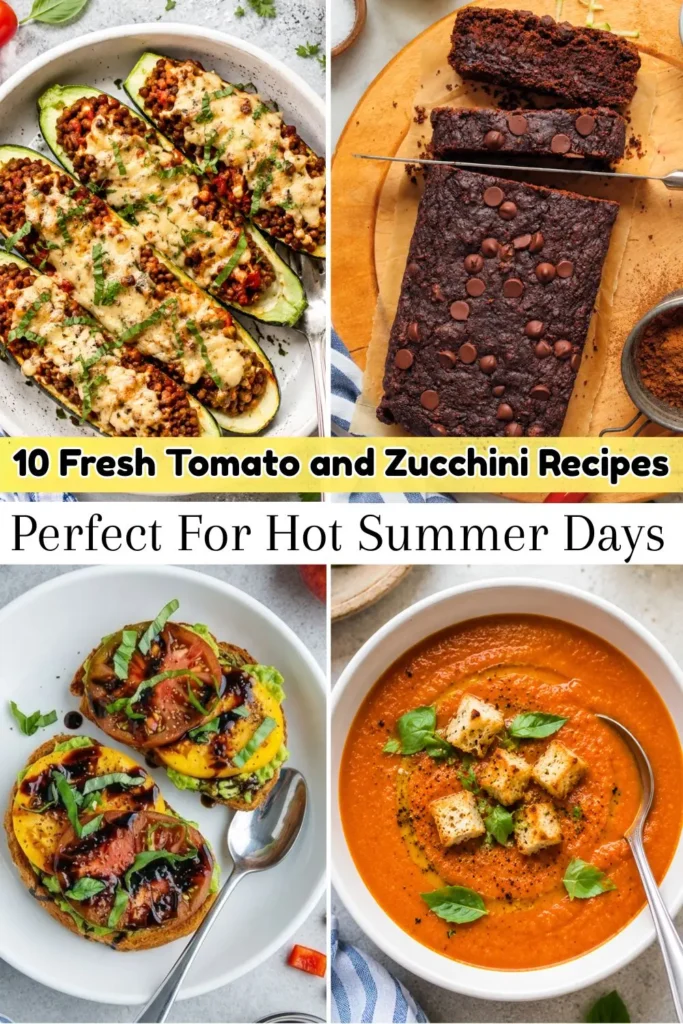 10 Fresh Tomato and Zucchini Recipes