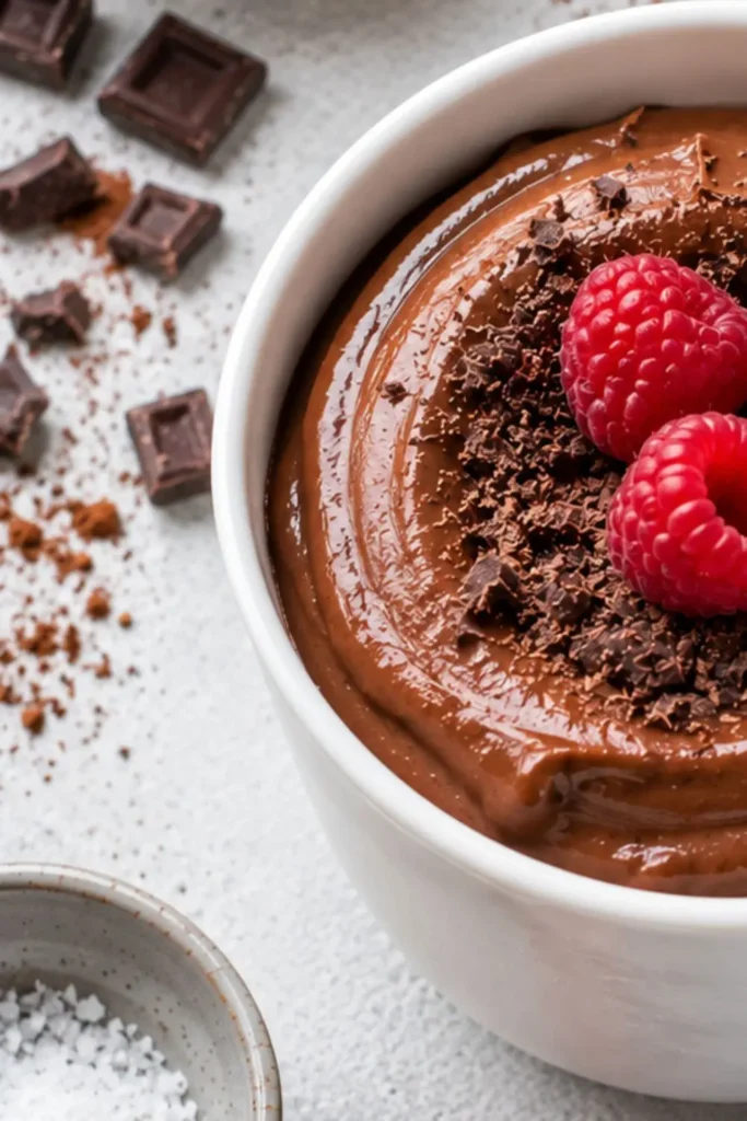 4-Ingredient Silk Tofu Chocolate Mousse