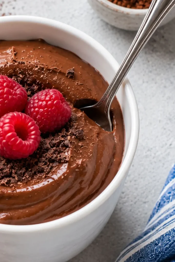 4-Ingredient Silk Tofu Chocolate Mousse