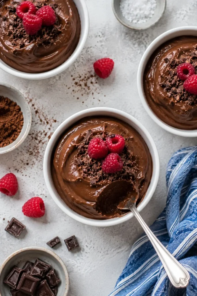 4-Ingredient Silk Tofu Chocolate Mousse