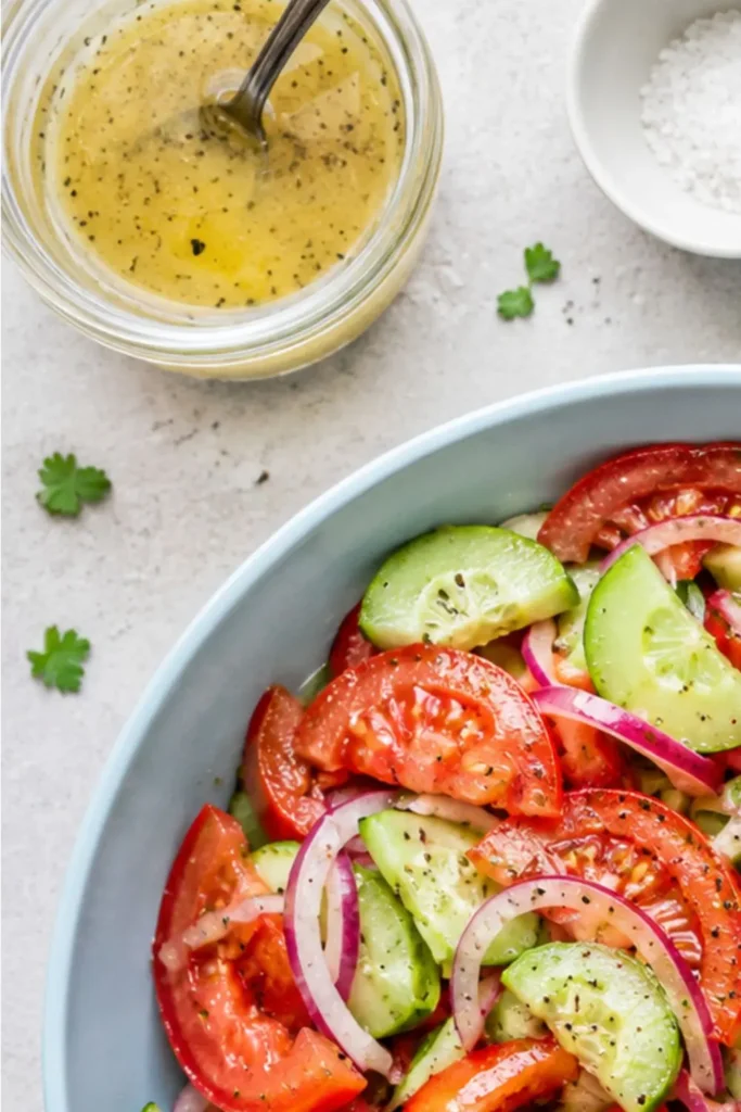 5-Minute No-Cook Cucumber Tomato Onion Salad