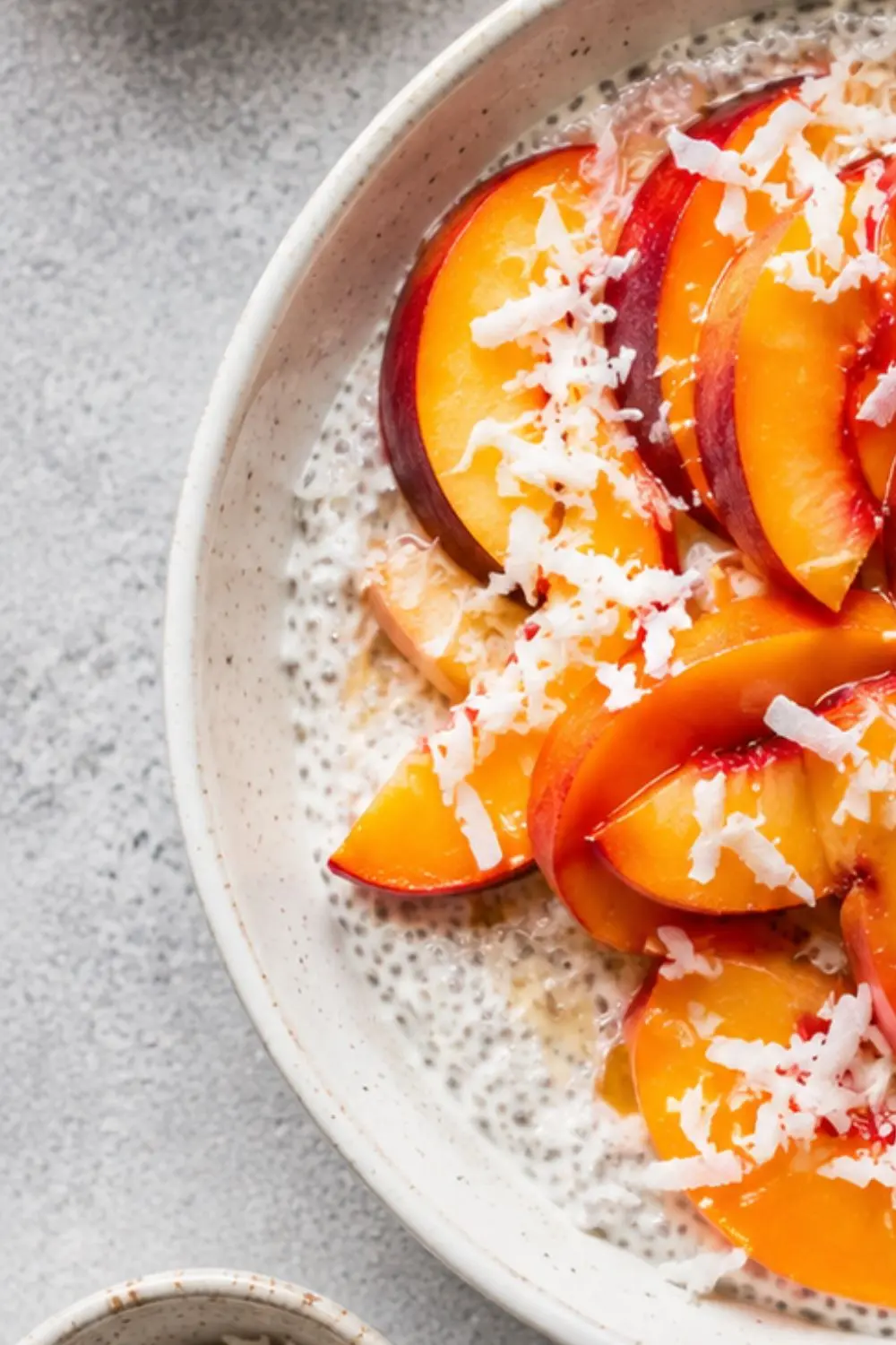 Chia Seed Coconut Pudding with Fresh Summer Peaches (1)