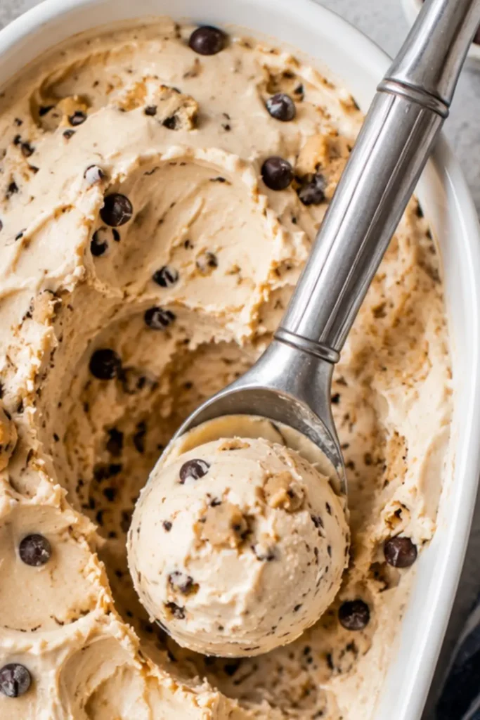 Creamy Vegan Cookie Dough Ice Cream