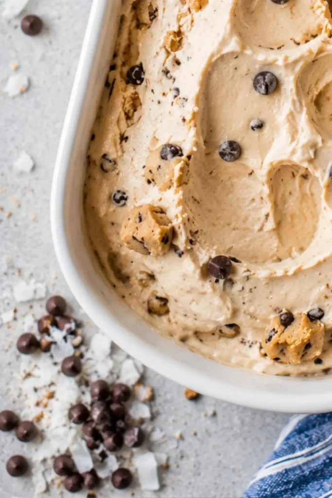 Creamy Vegan Cookie Dough Ice Cream
