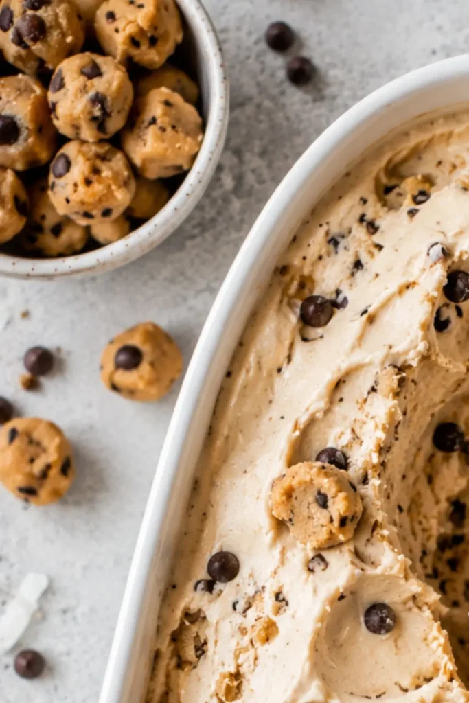 Creamy Vegan Cookie Dough Ice Cream