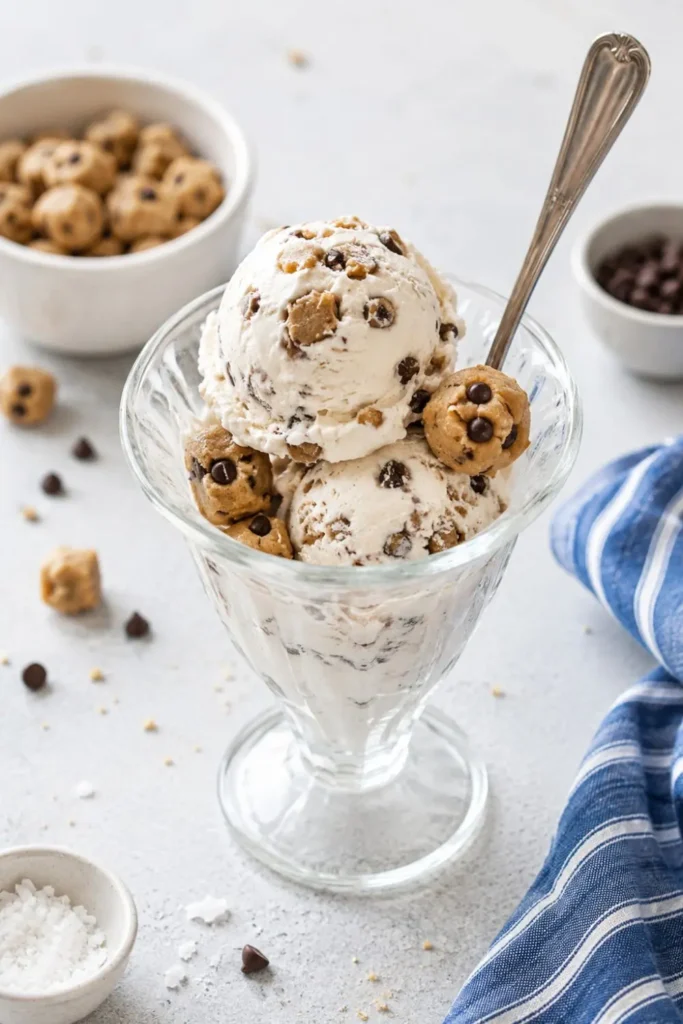 Creamy Vegan Cookie Dough Ice Cream