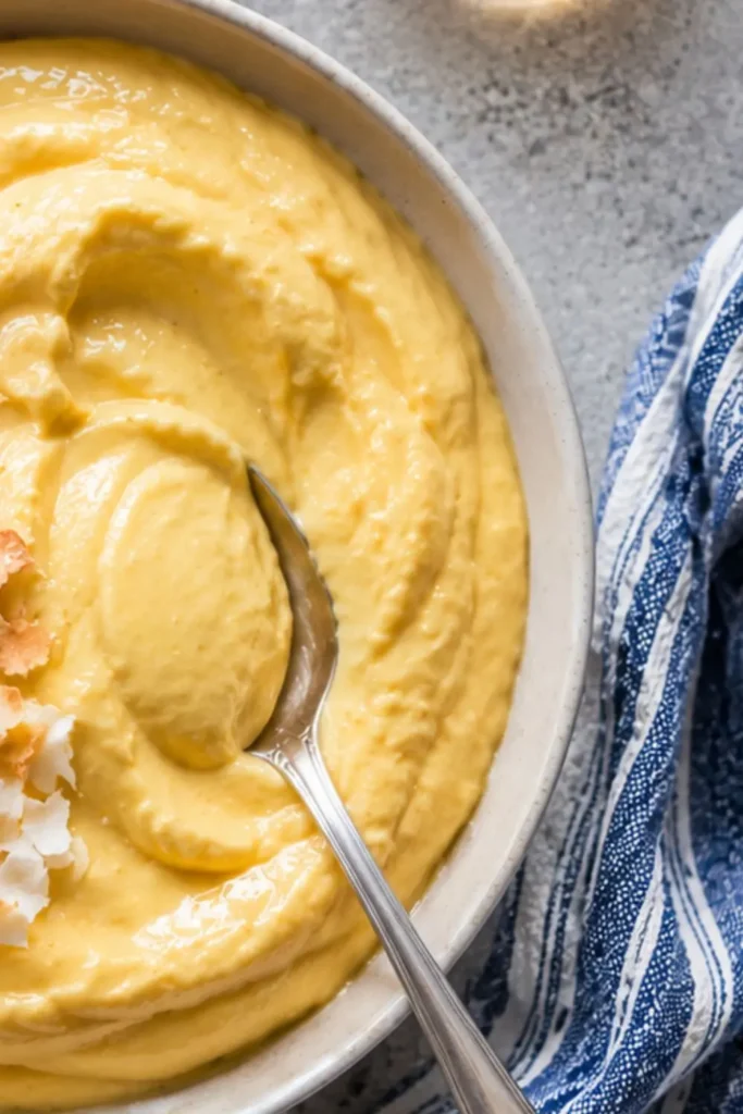 Creamy Vegan Mango Coconut Mousse