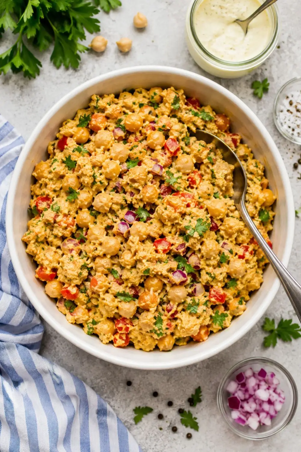 Curried Chickpea Salad Sandwich Mix (Starbucks Style)
